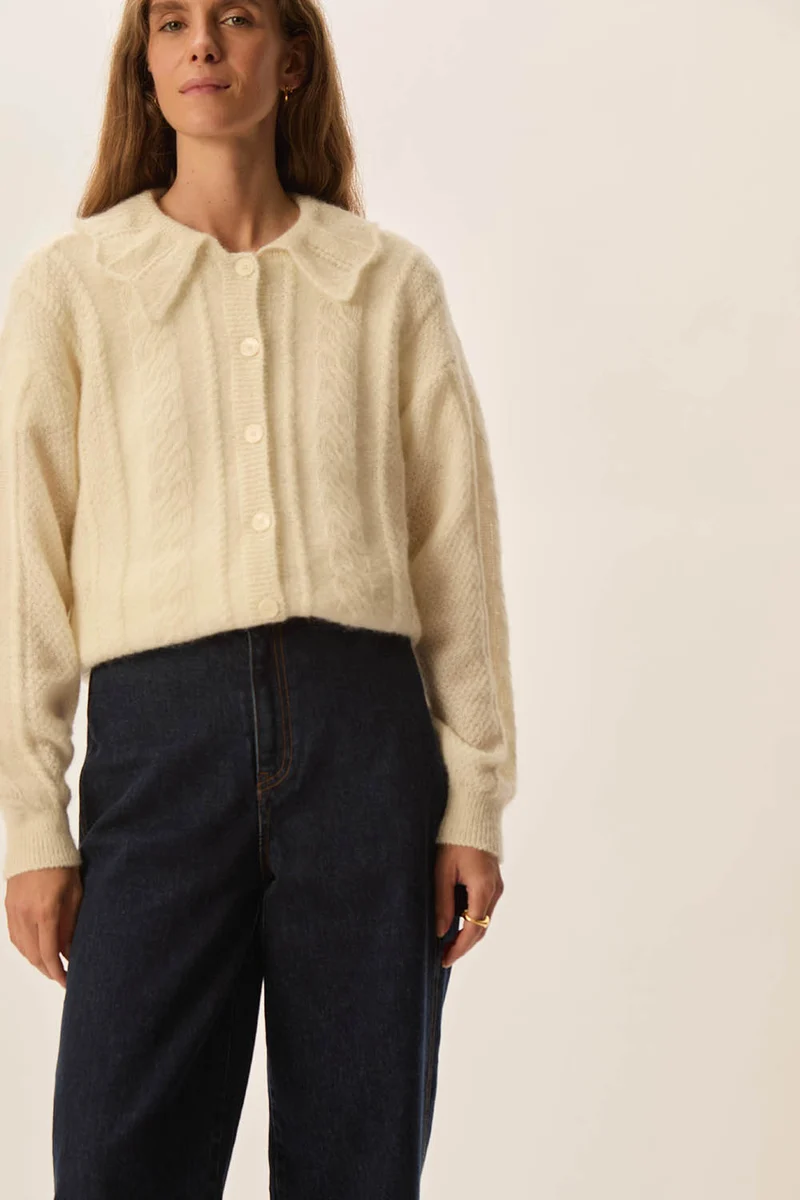 Gilet Capucine Creme