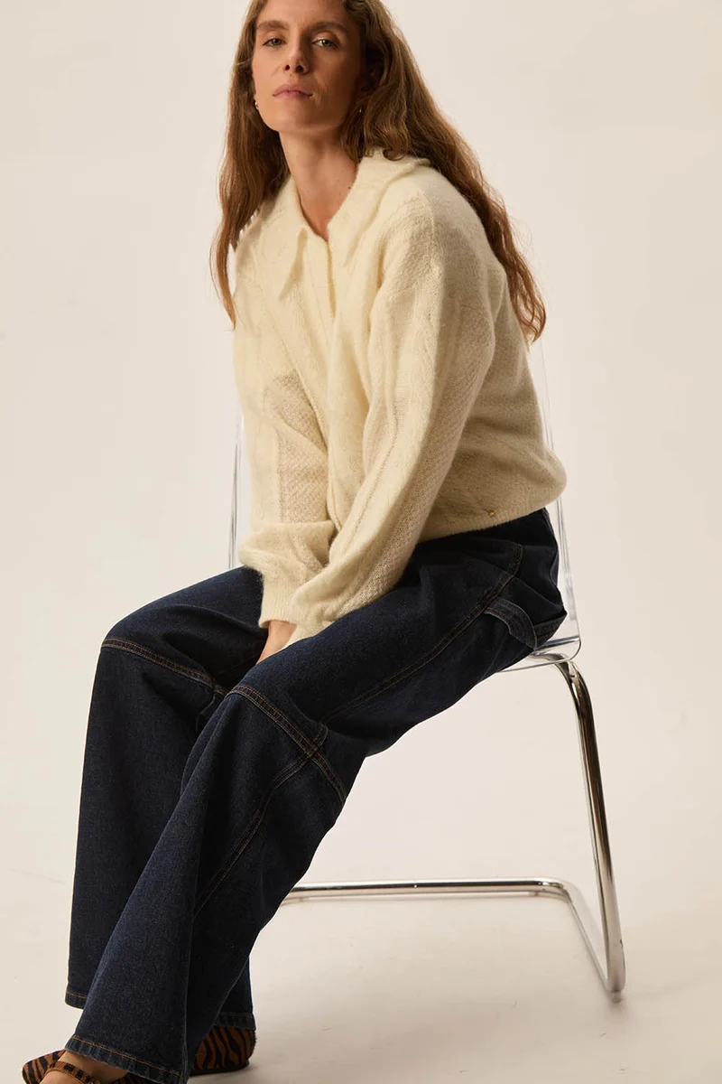 Gilet Capucine Creme