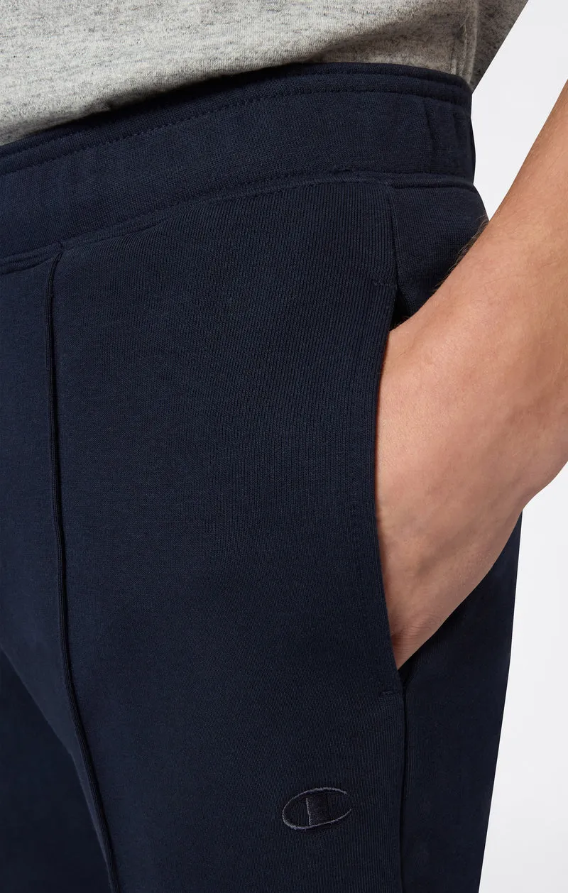 Men’s 9’’ Bermuda Shorts with Stitched Pintuck Icons