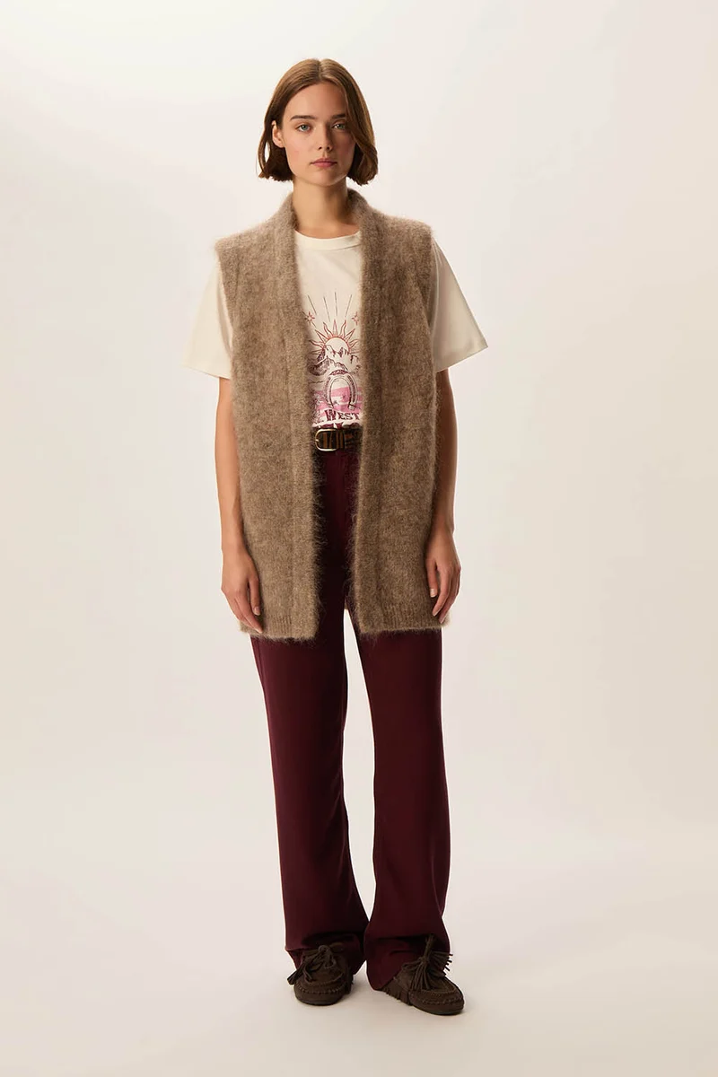 Gilet Alvine Loup