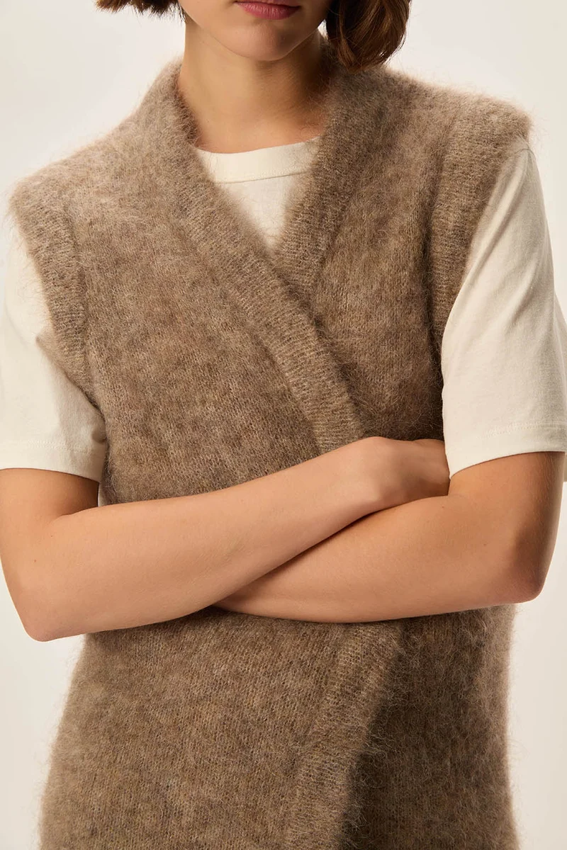 Gilet Alvine Loup