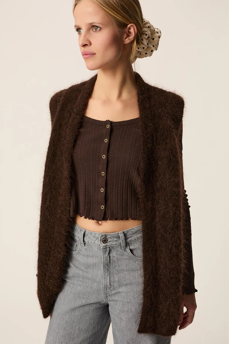 Gilet Alvine Coffee