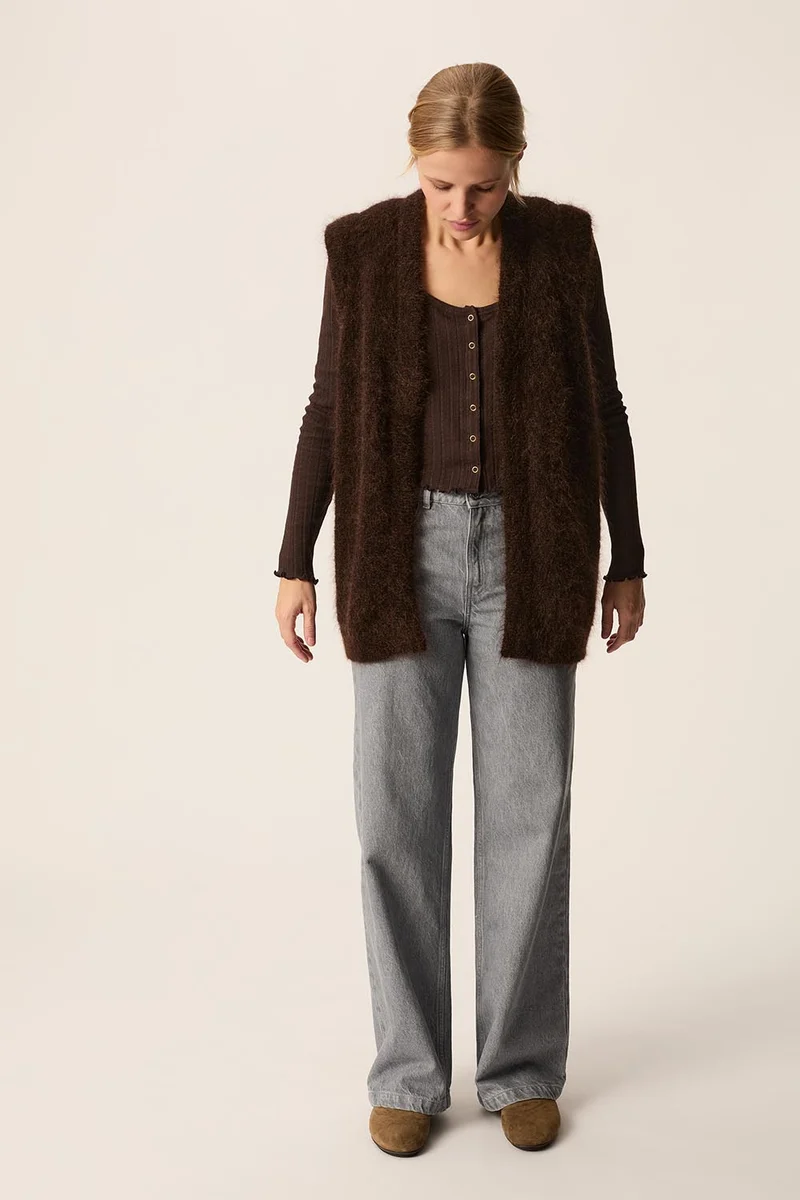 Gilet Alvine Coffee
