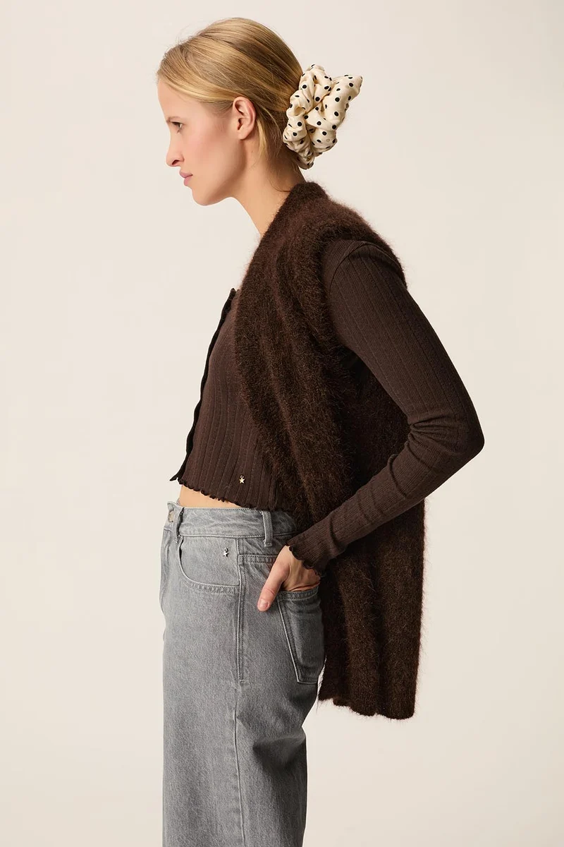 Gilet Alvine Coffee