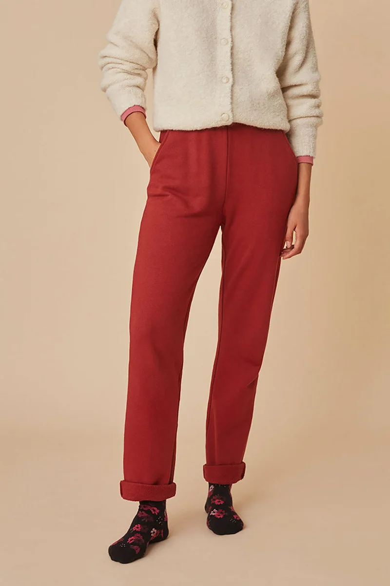pantalon zelima chataigne