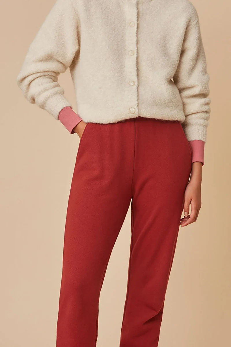 pantalon zelima chataigne