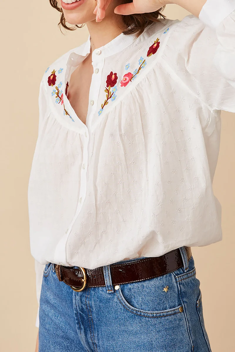 blouse varenou ecru