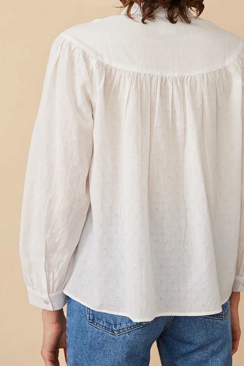 blouse varenou ecru
