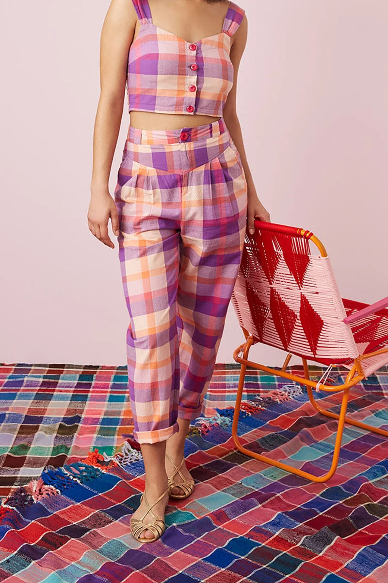 pantalon urson carreaux dado