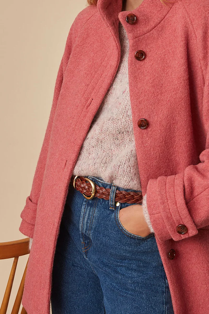 manteau nate blush