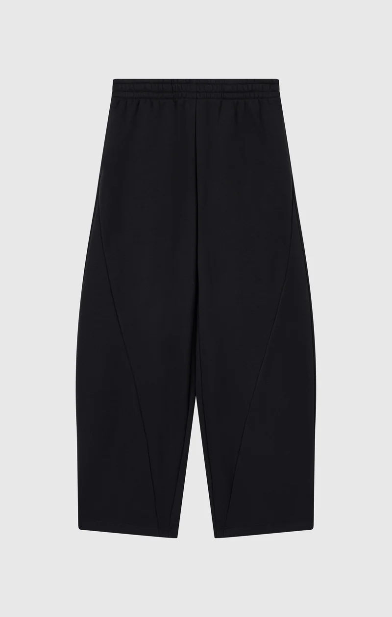 Women’s Barrel Leg Trousers with Drawcord and Brushed Interior
