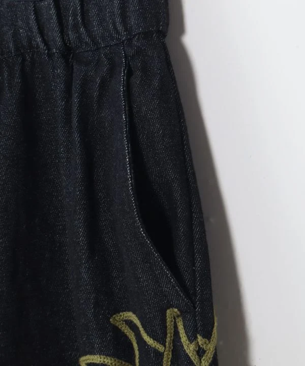 Pantalon en denim brodé Ari pour homme