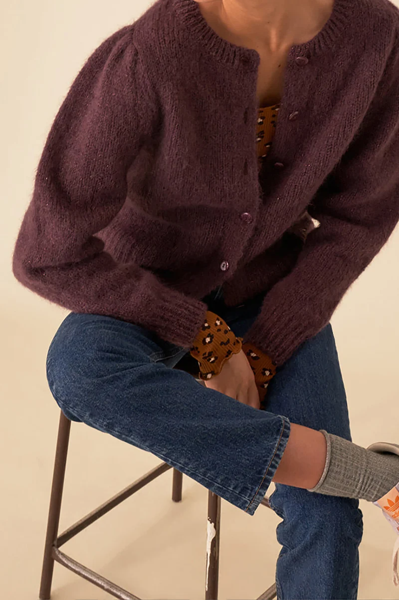 gilet apache violette