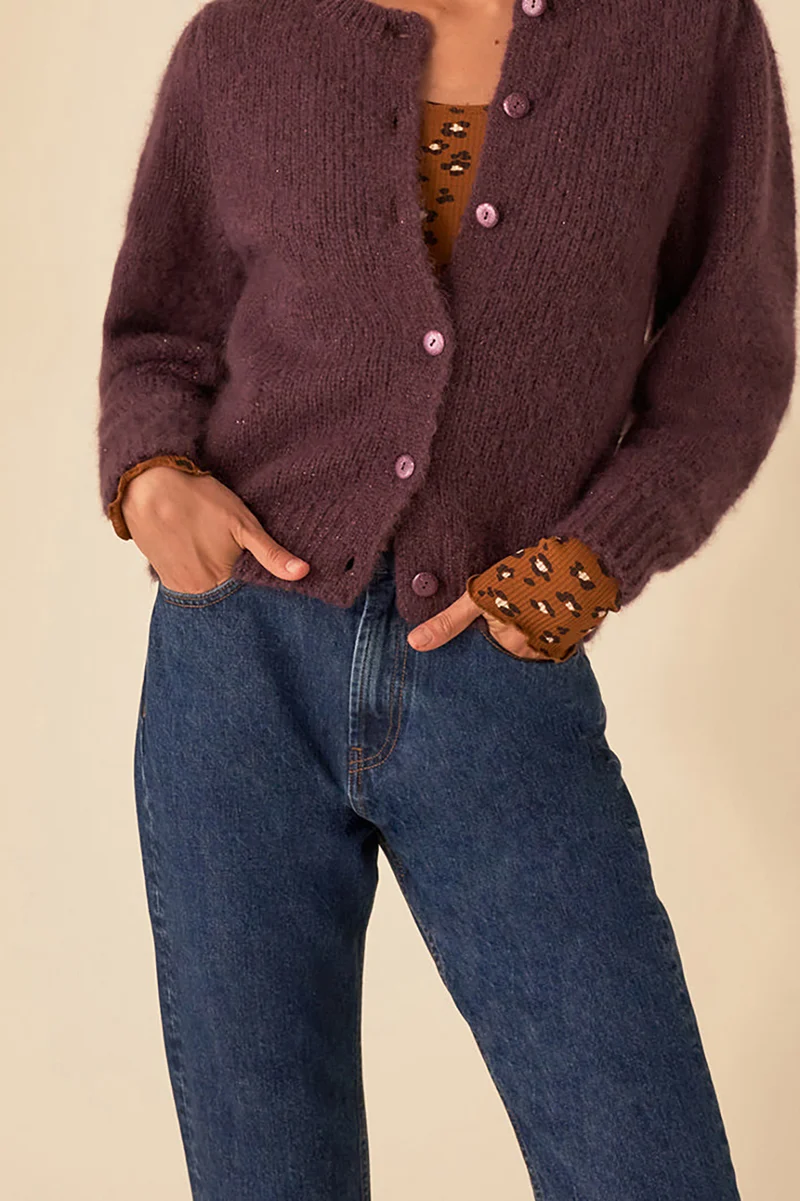 gilet apache violette