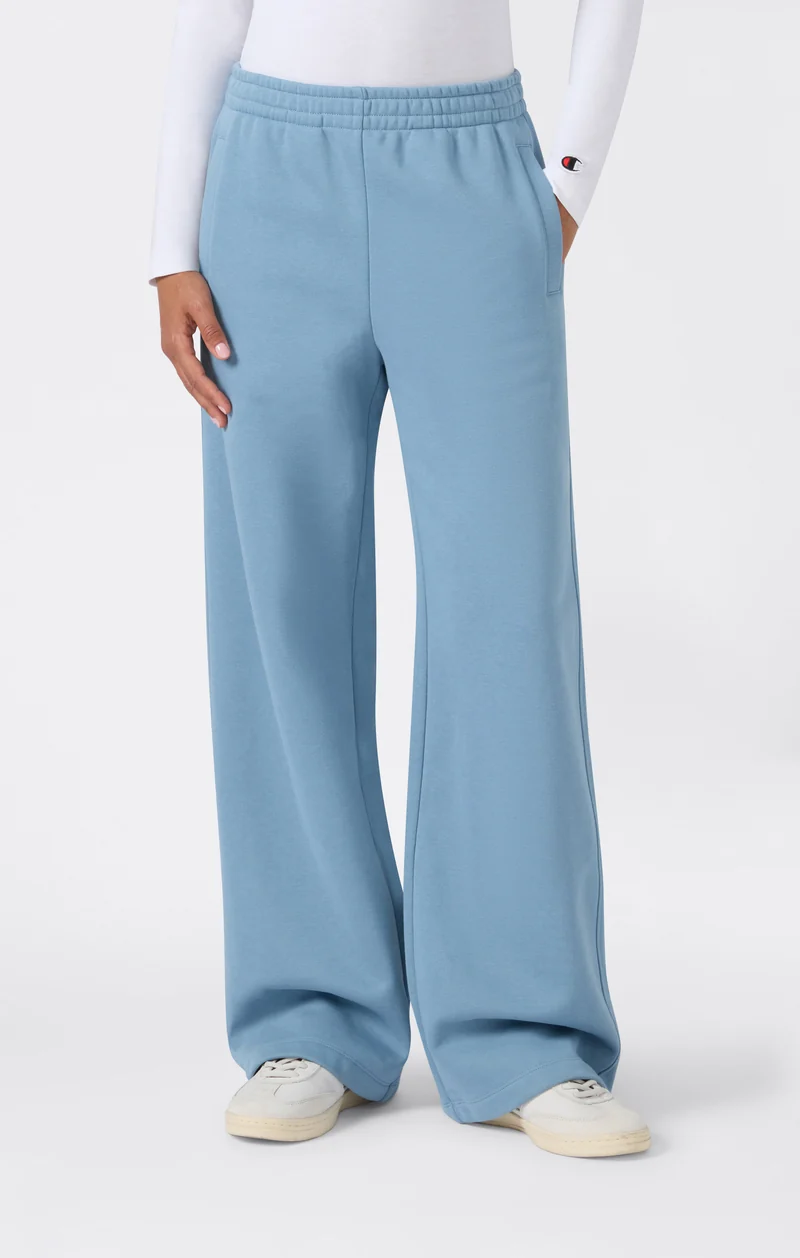 Women’s Wide Leg Trousers with Drawcord and Brushed Interior