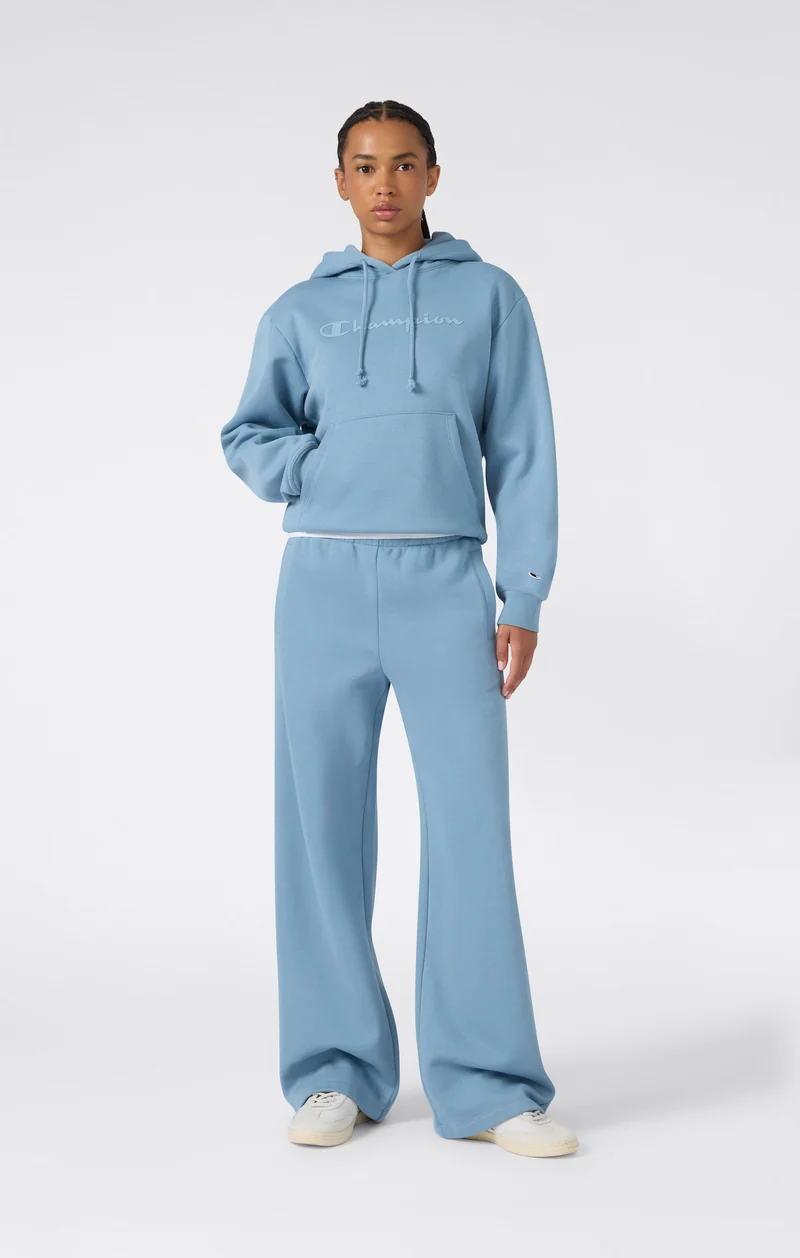 Women’s Wide Leg Trousers with Drawcord and Brushed Interior