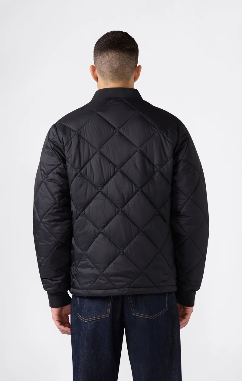 Men's Quilted Bomber Jacket