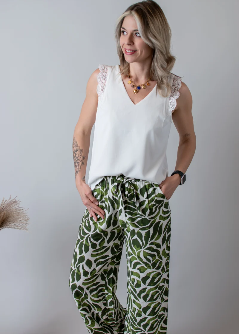 Blouse Zaria blanche