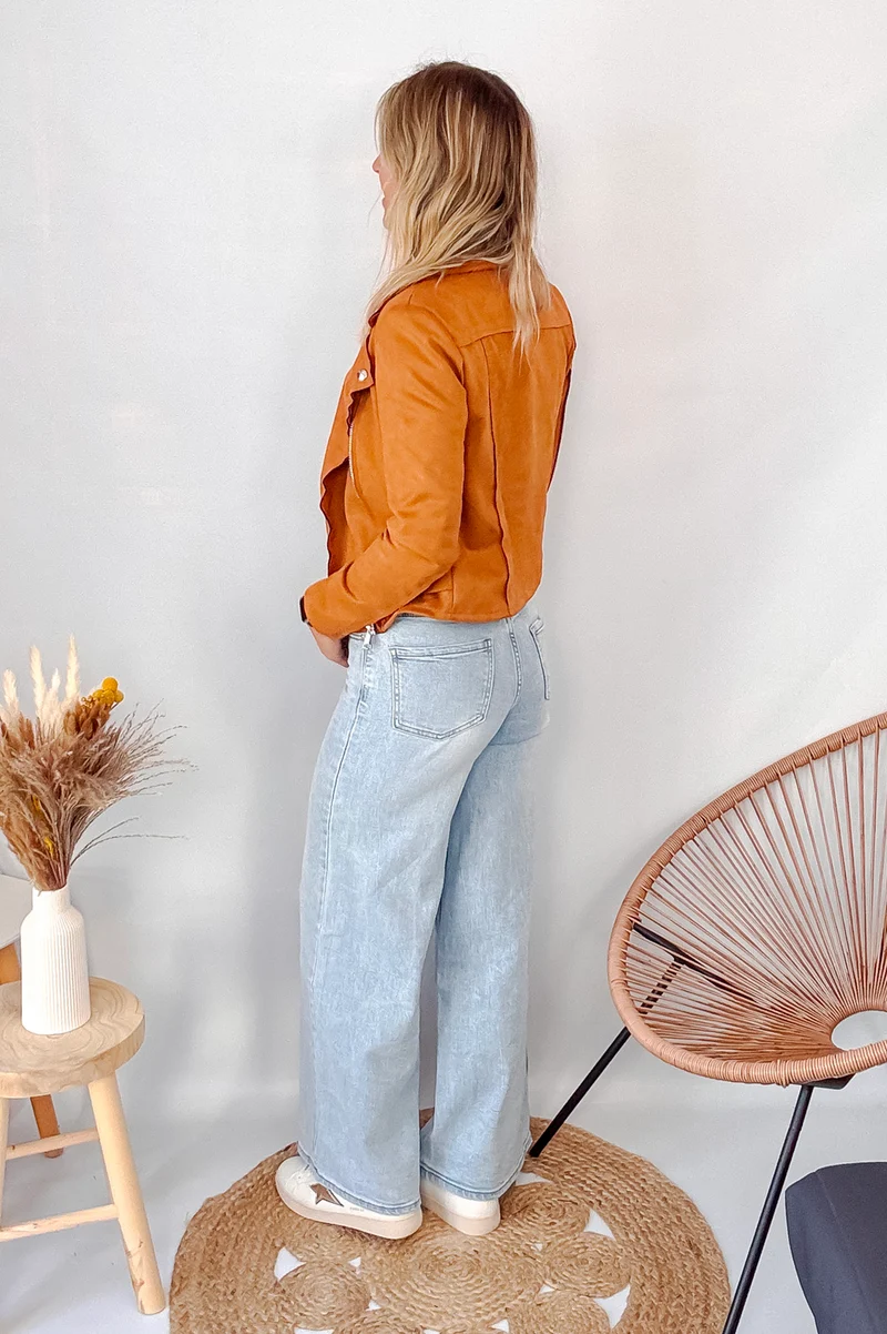 Jean wide leg bleu clair Warren
