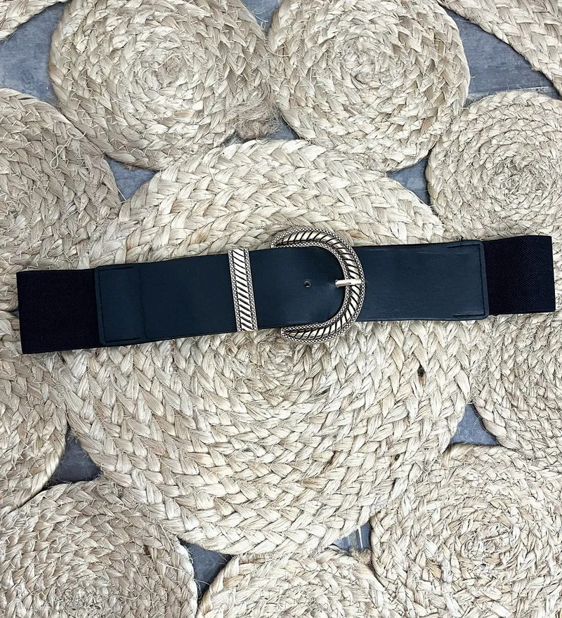 Ceinture élastique Maggie noire