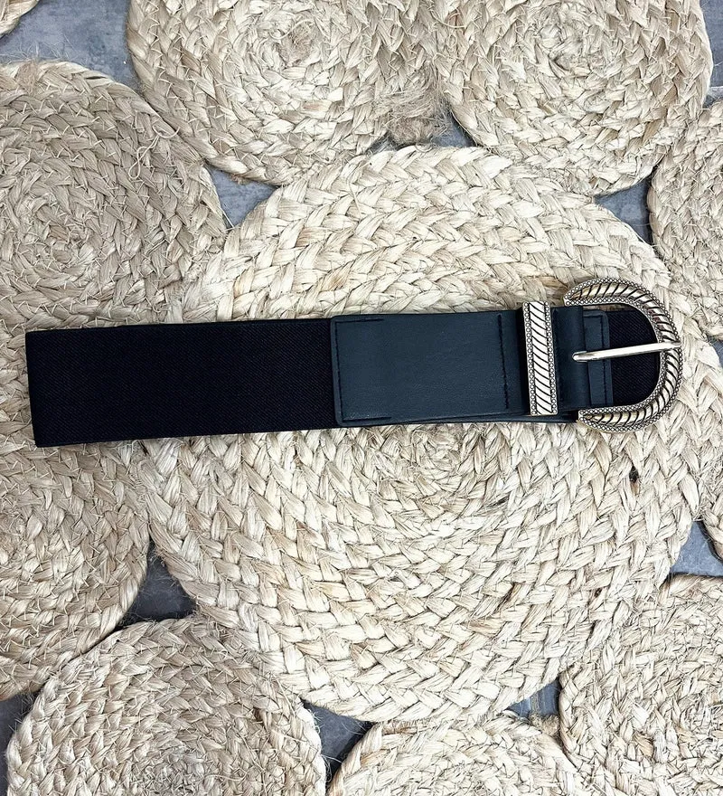 Ceinture élastique Maggie noire