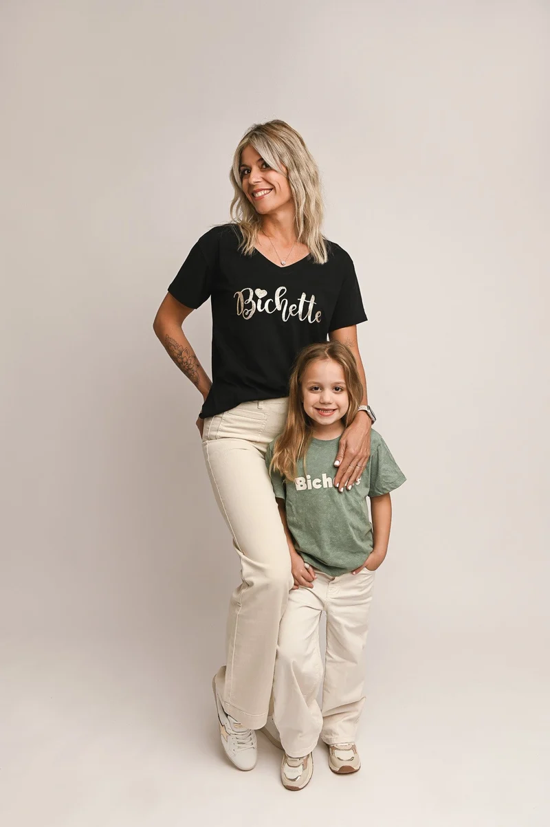 Jean large beige clair GIULIA -Enfant