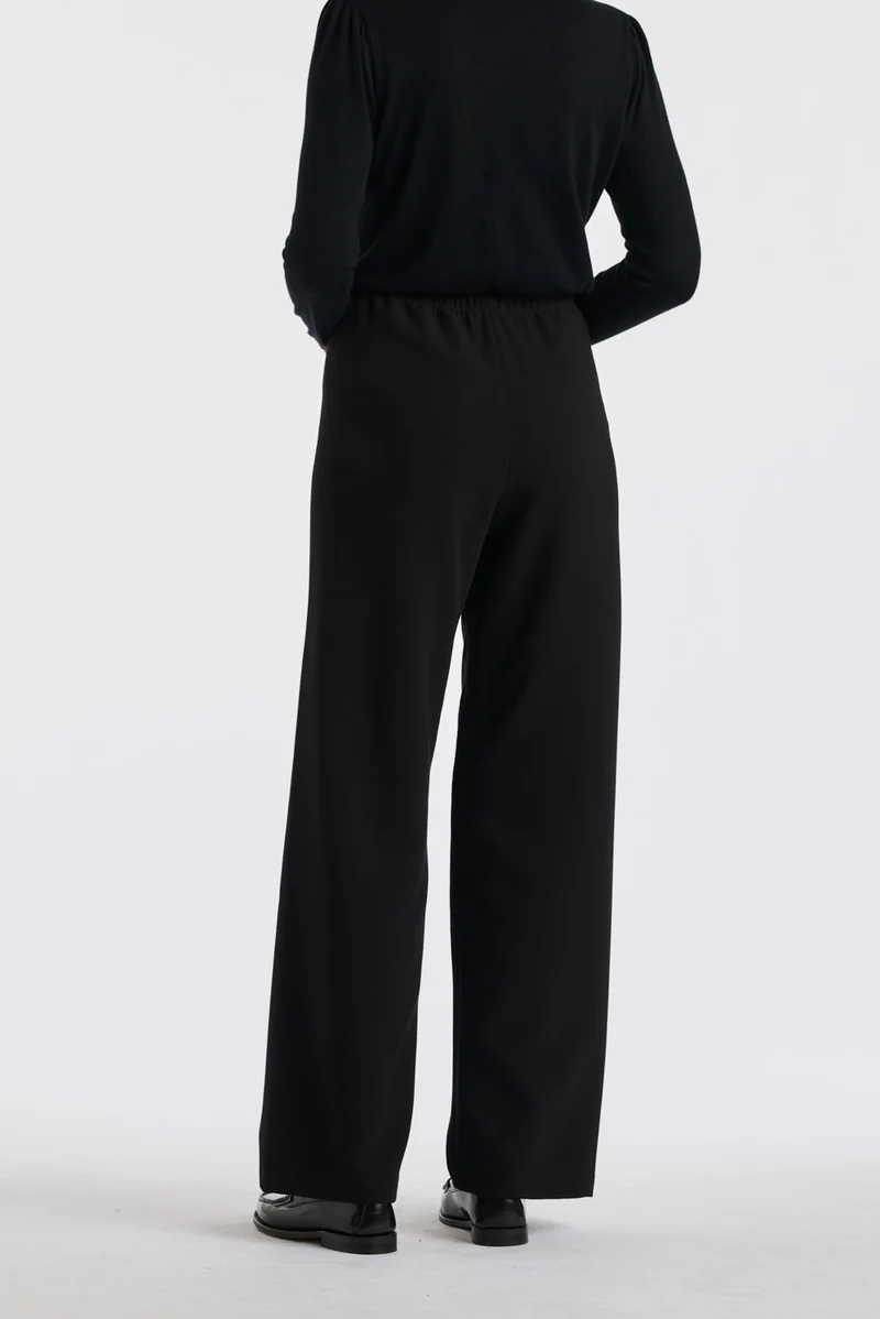 Pantalon large élastiqué