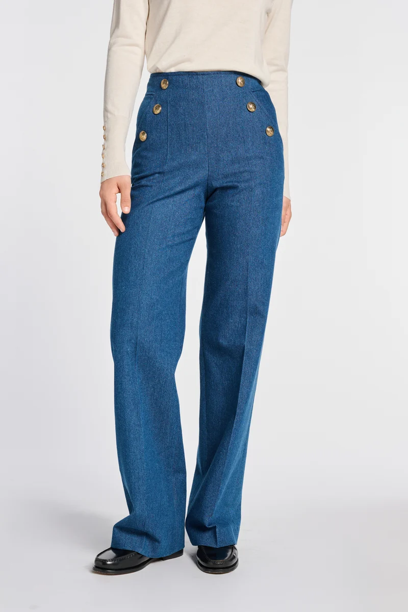 Pantalon à pont