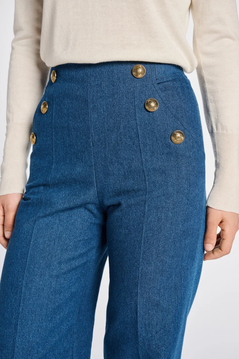 Pantalon à pont