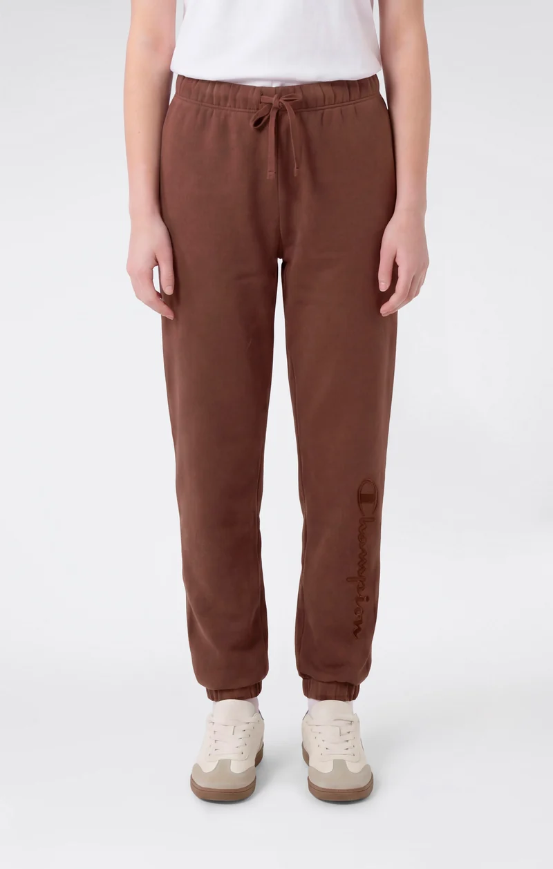 Girls’ Trousers with Elasticated Cuffs and Brushed Interior