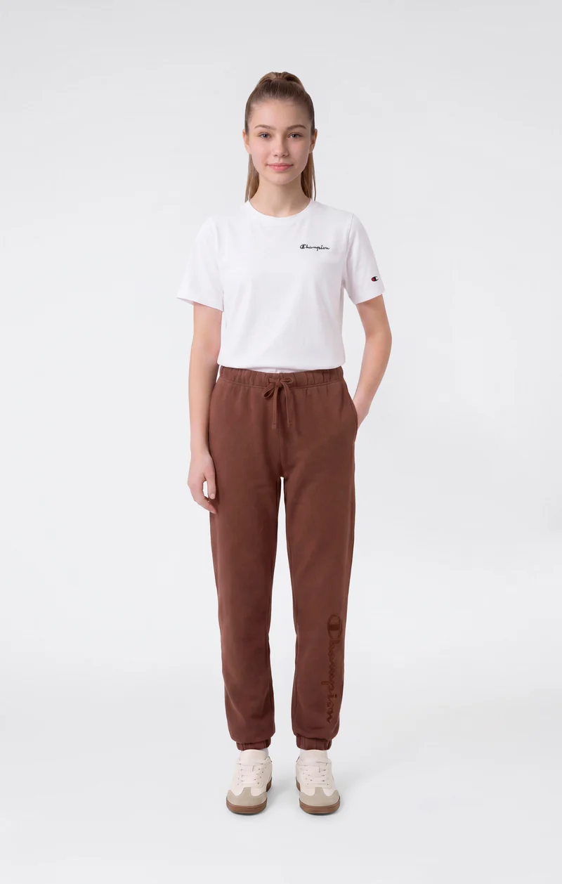 Girls’ Trousers with Elasticated Cuffs and Brushed Interior