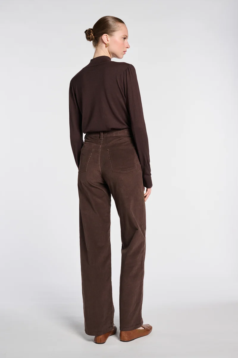 Jean large en velours