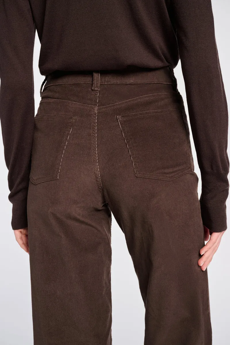 Jean large en velours