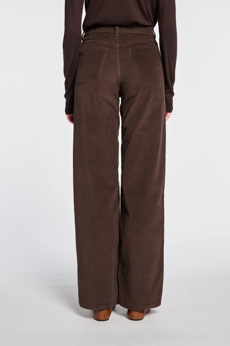 Jean large en velours