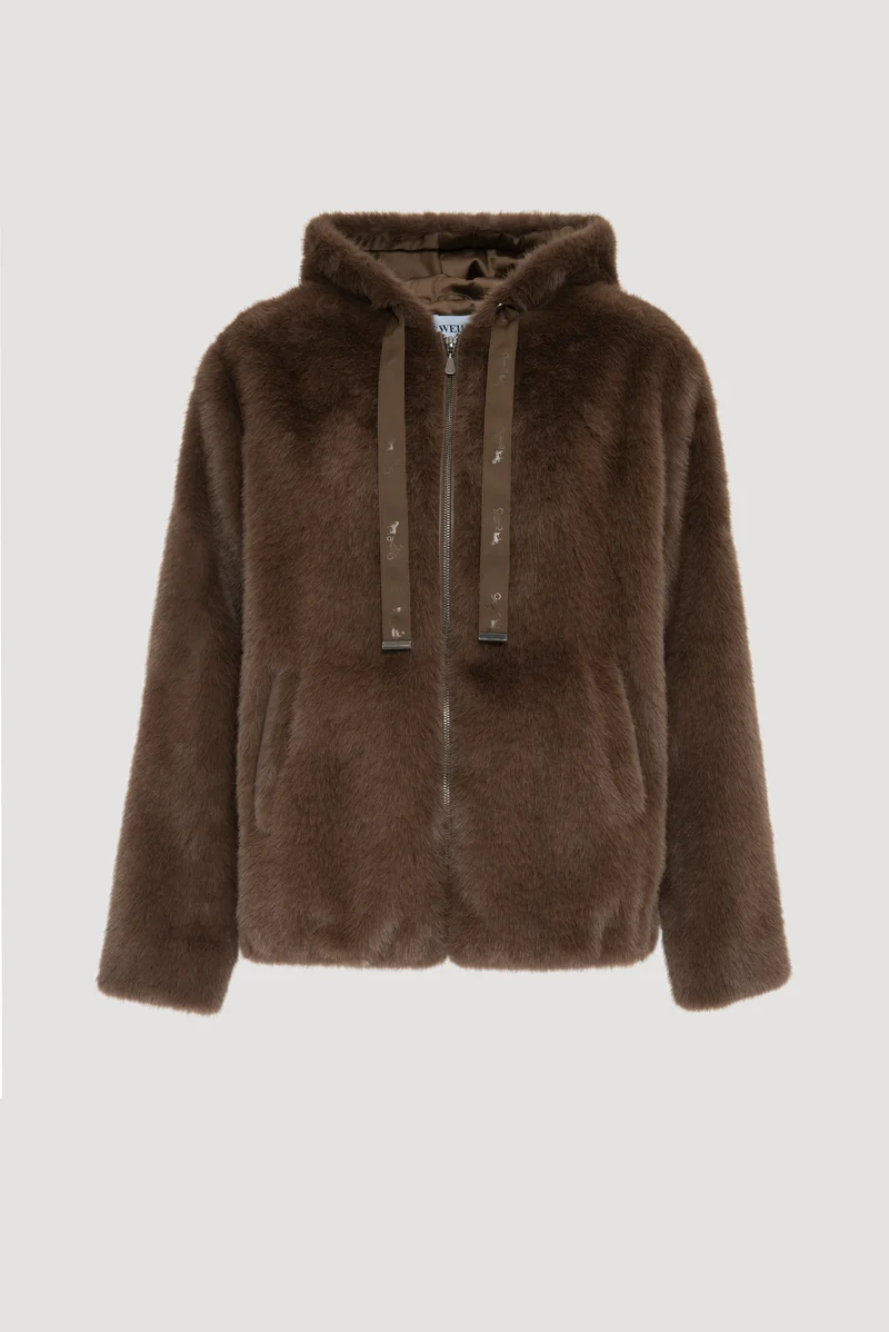 Blouson en éco-fourrure