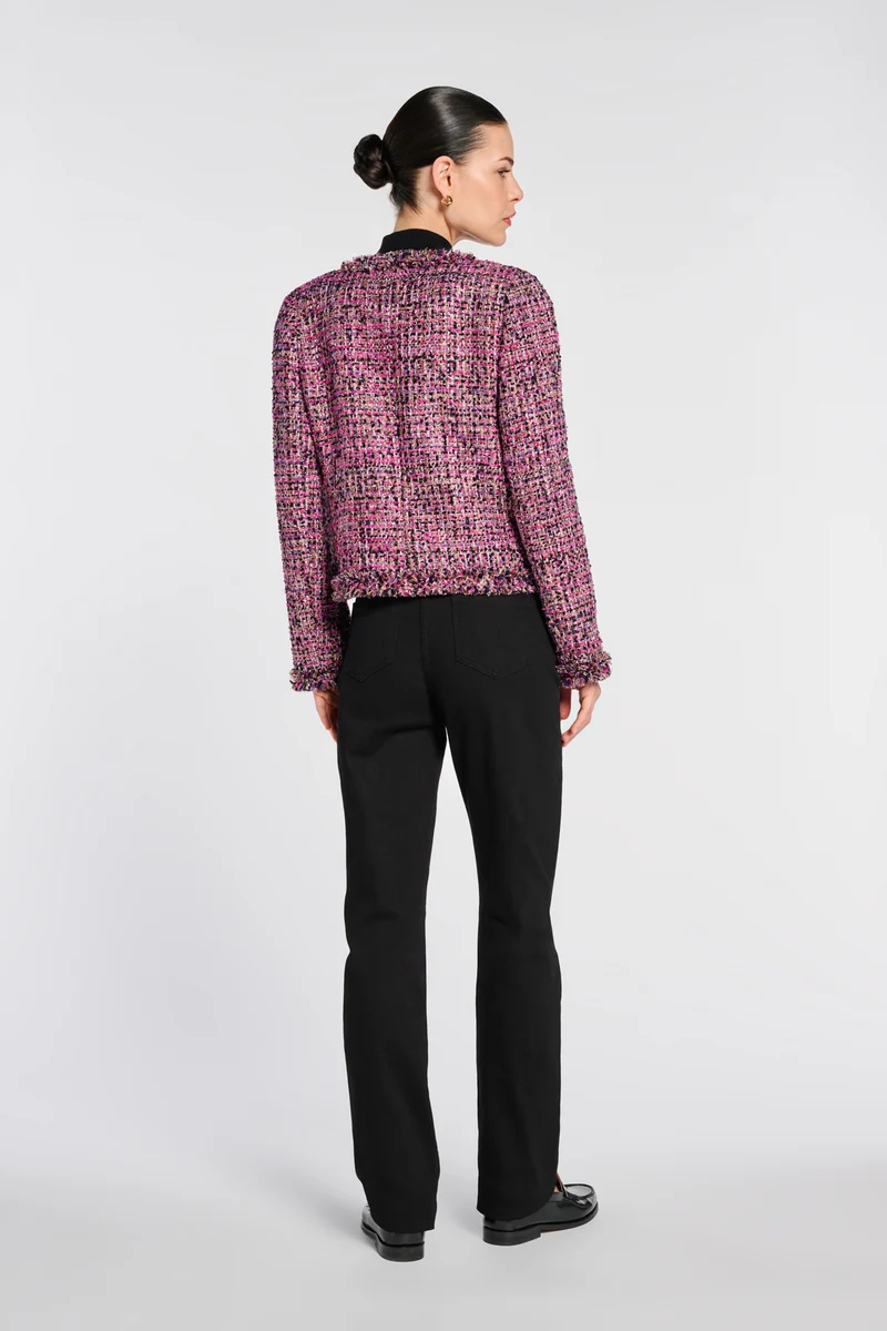 Veste en tweed irisée