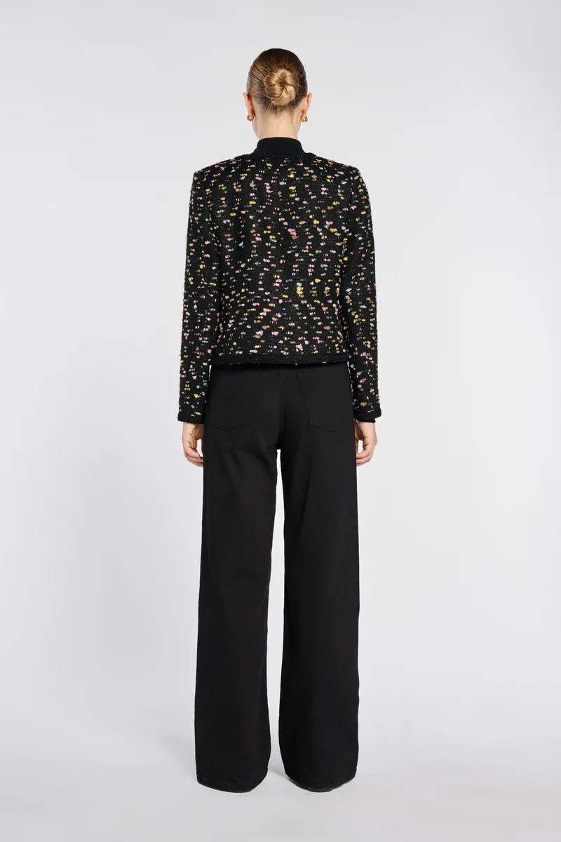 Veste en tweed fantaisie