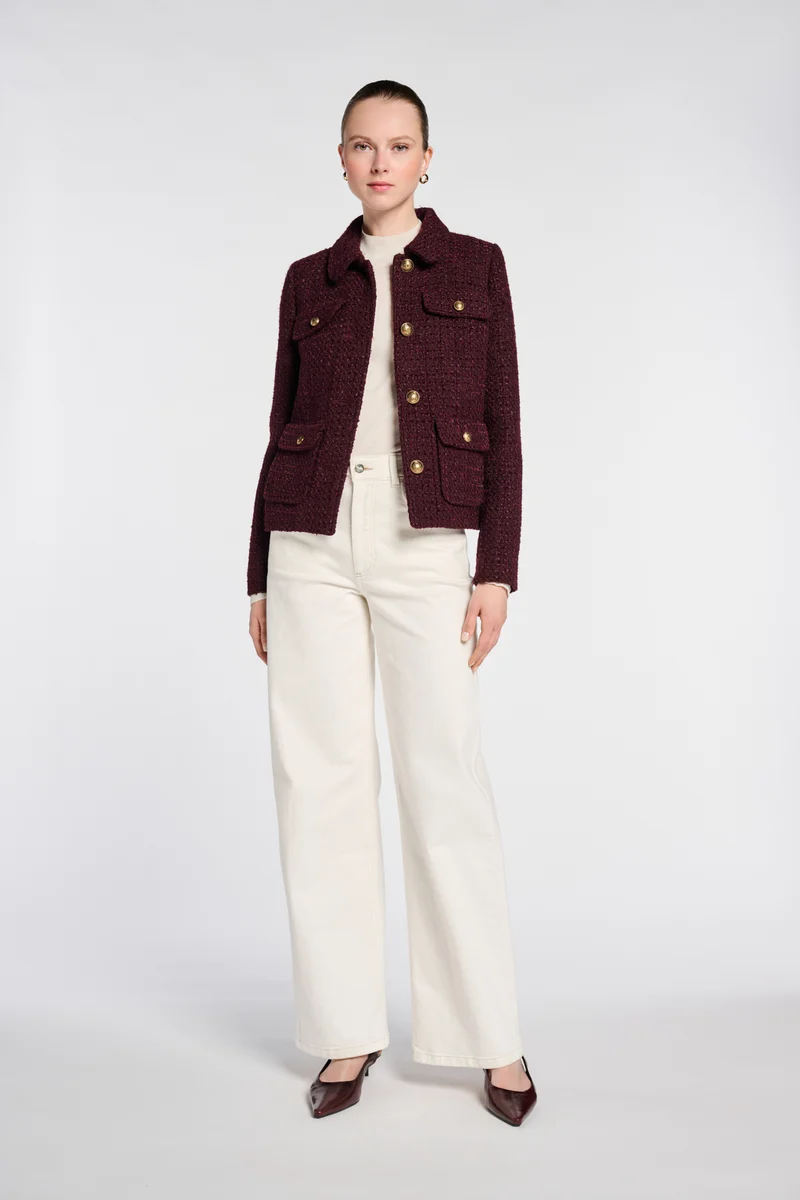Veste en tweed