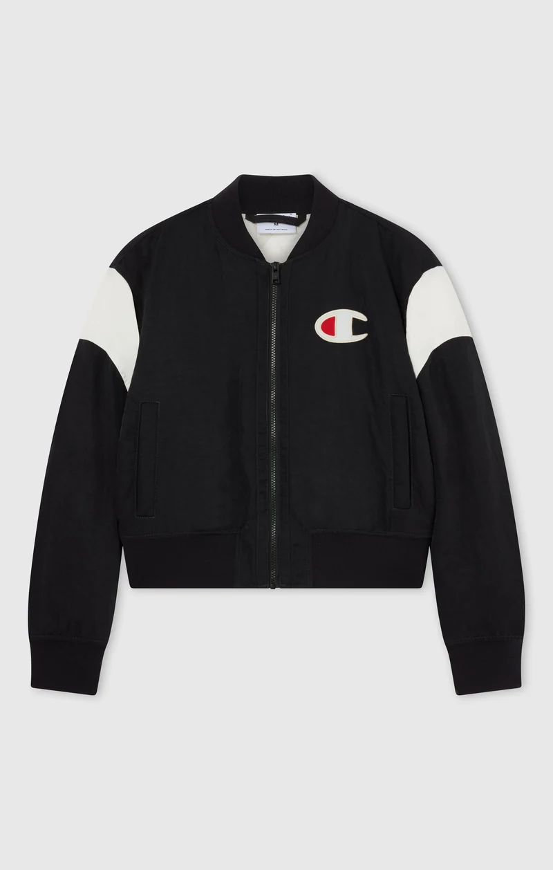 Women's Water-Repellent Bomber Jacket with C Logo