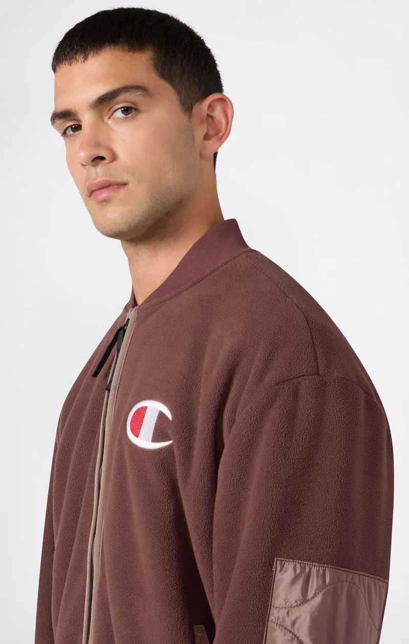 Men’s Stretch Fleece Bomber Jacket
