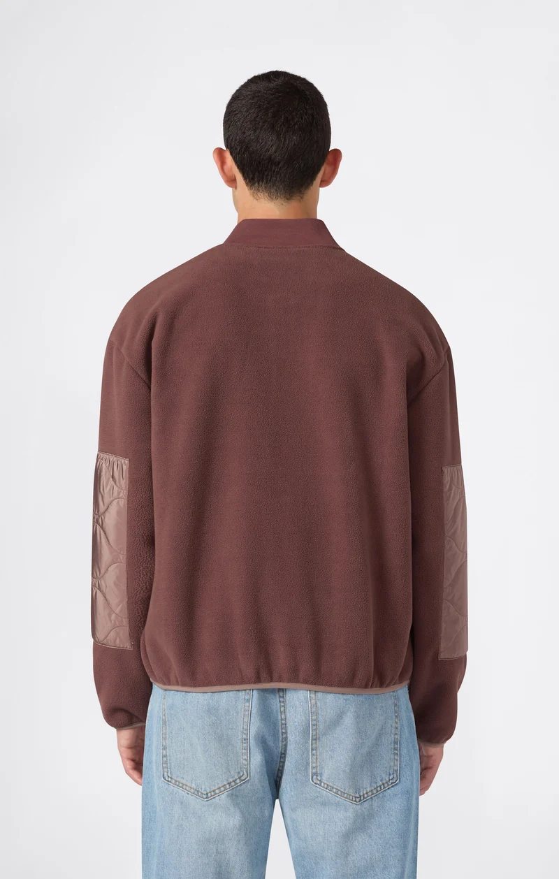 Men’s Stretch Fleece Bomber Jacket
