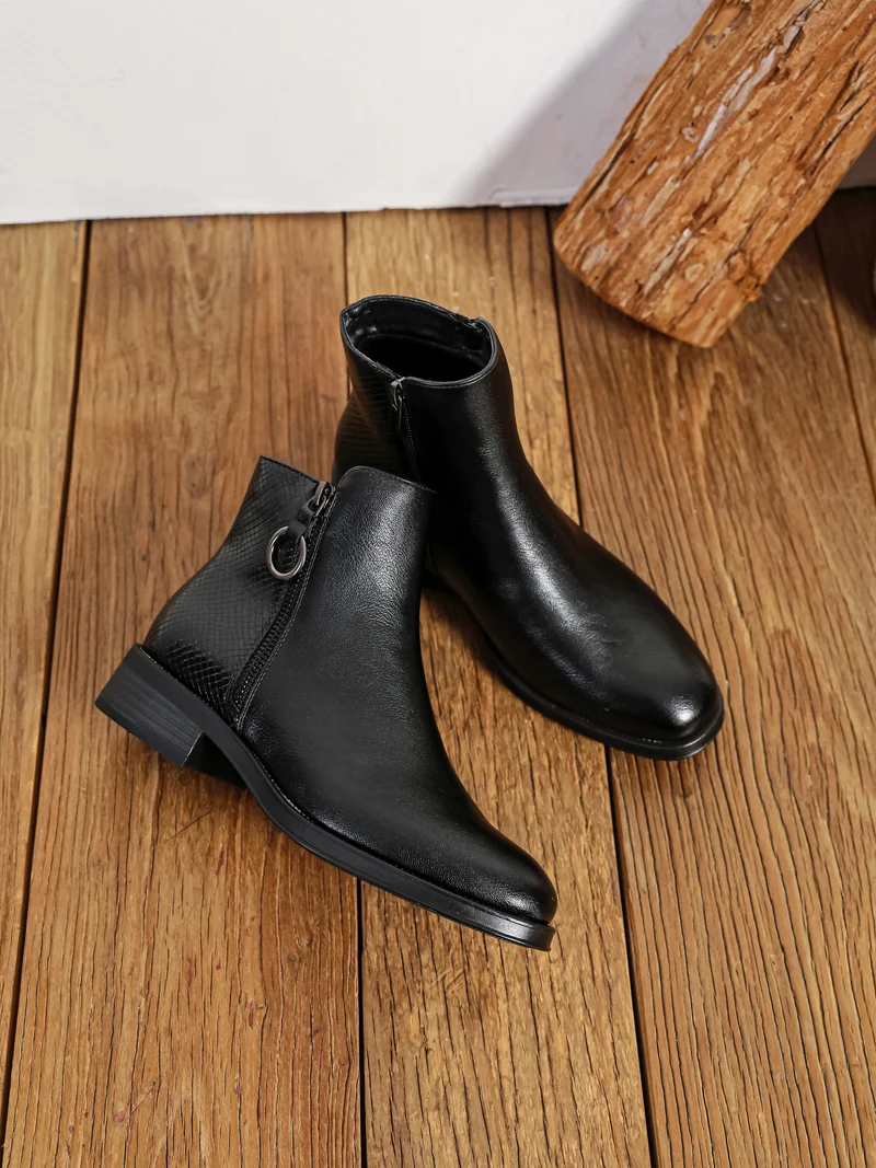 Bottines noires Roxane