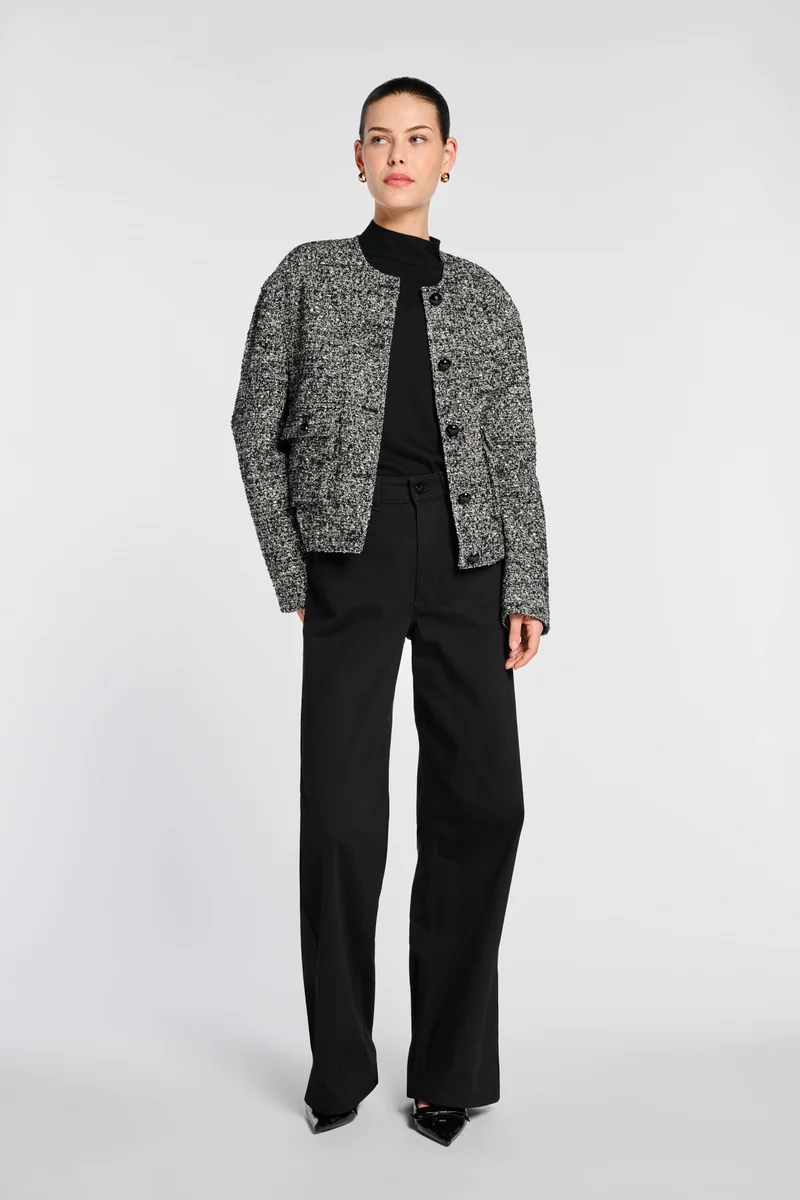 Blouson en tweed
