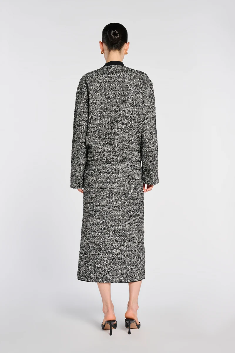Blouson en tweed
