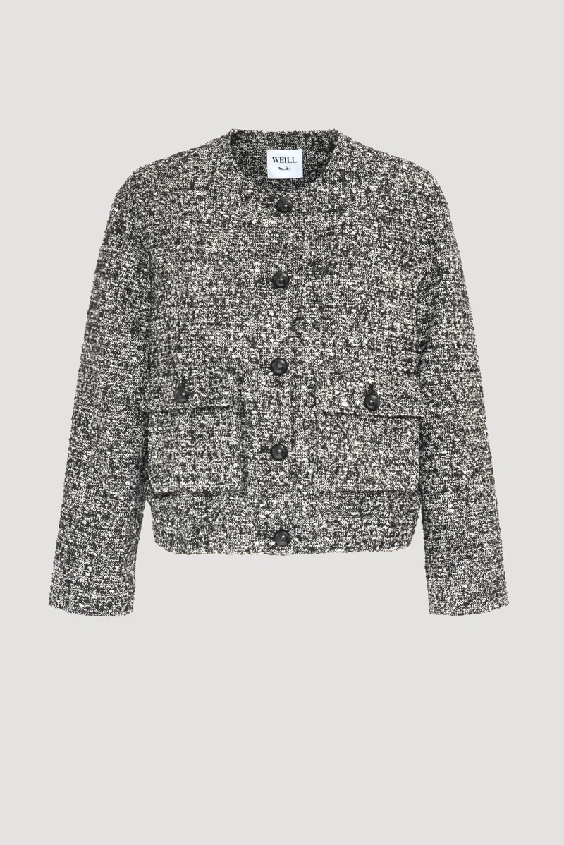 Blouson en tweed