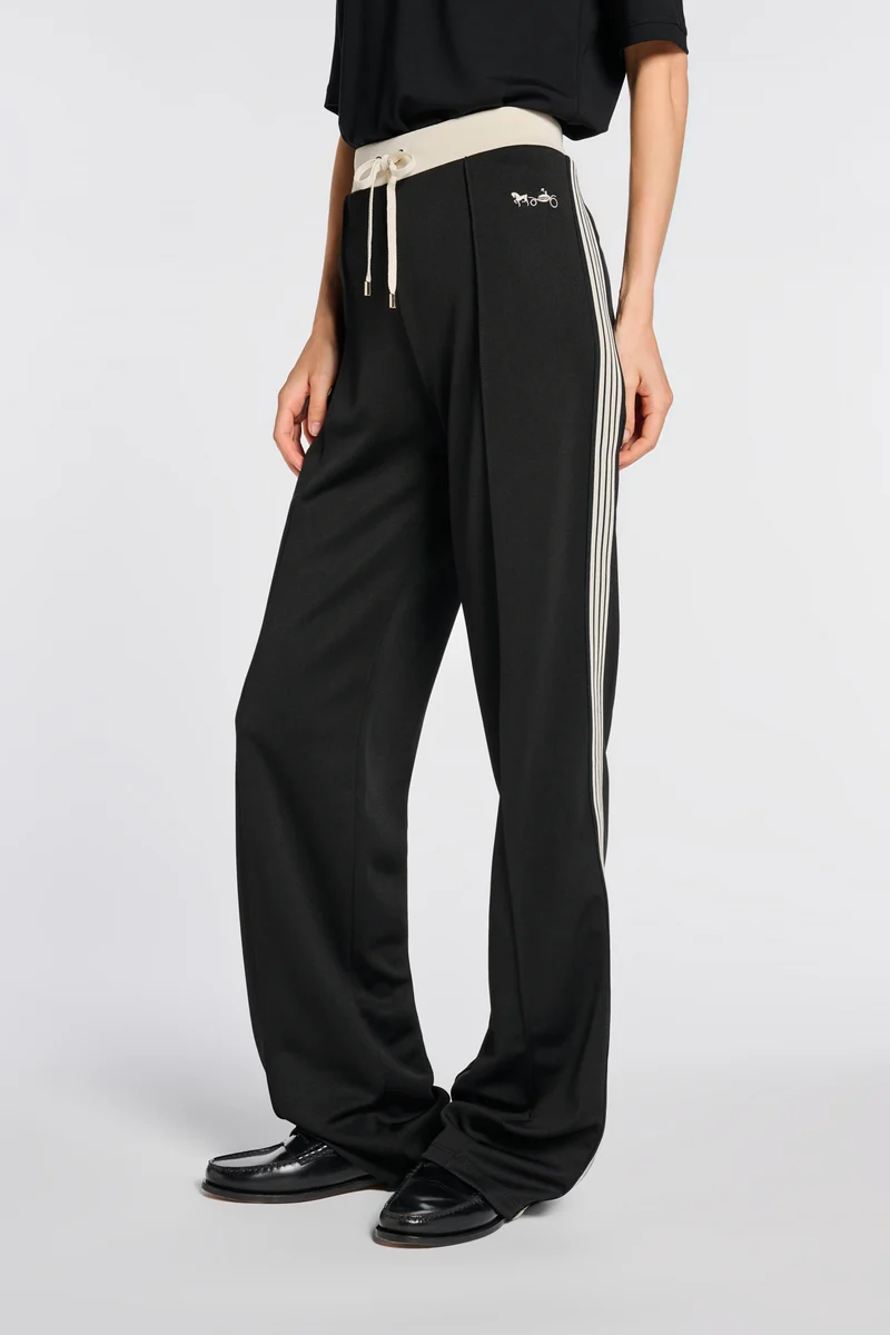Pantalon jogging en jersey satiné
