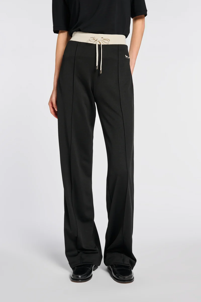 Pantalon jogging en jersey satiné