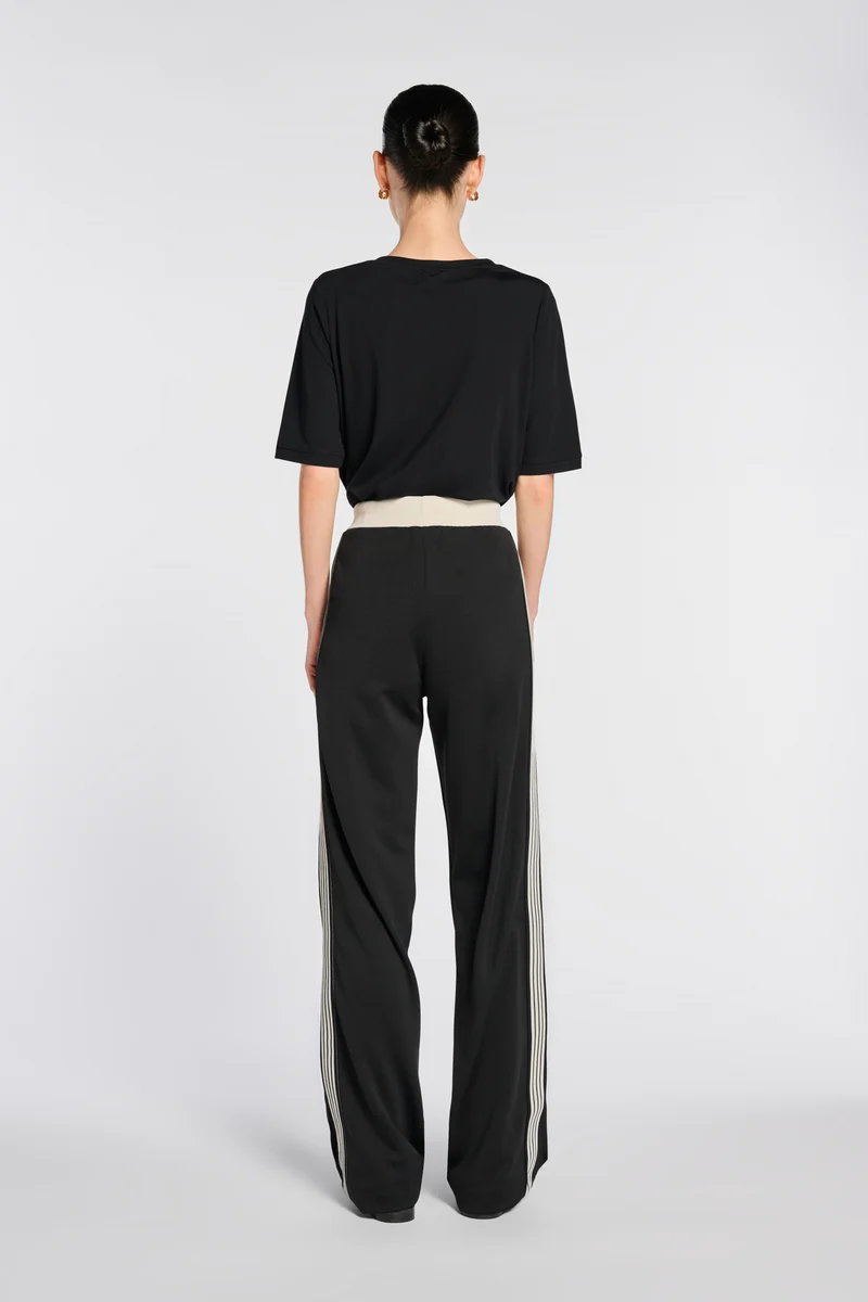 Pantalon jogging en jersey satiné