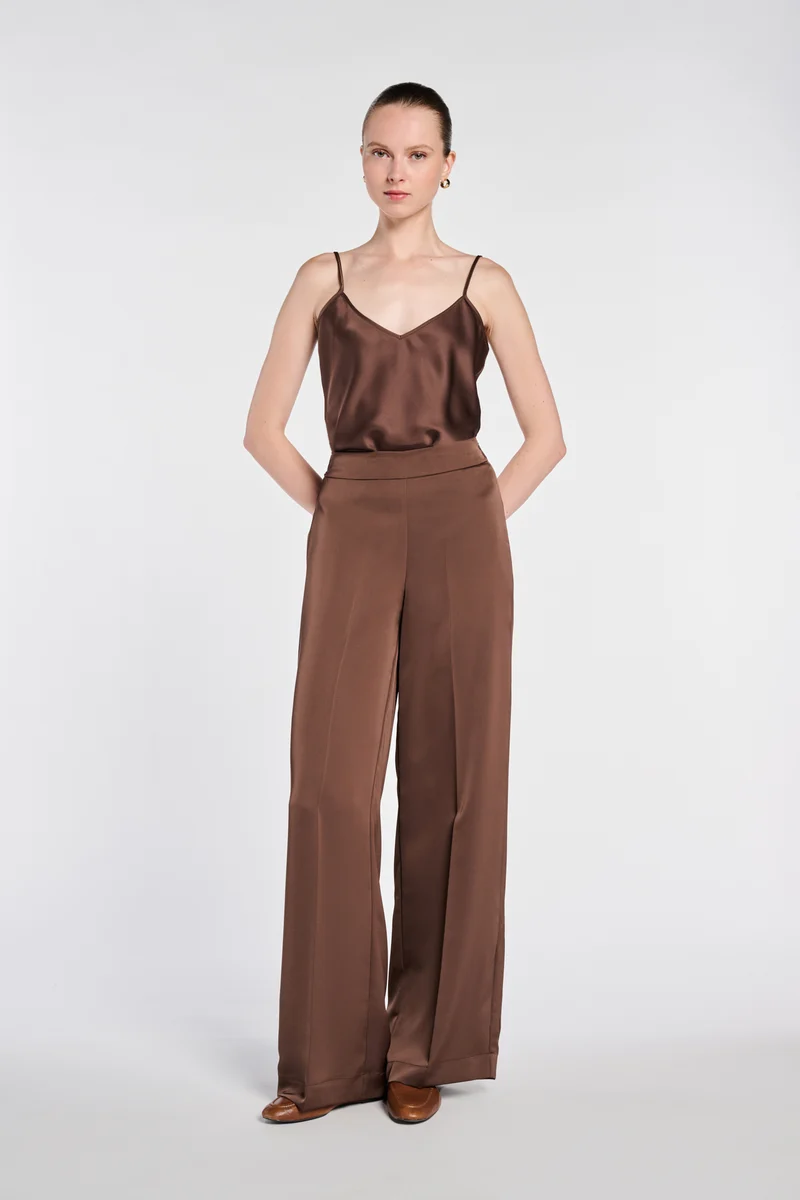 Pantalon large et fluide