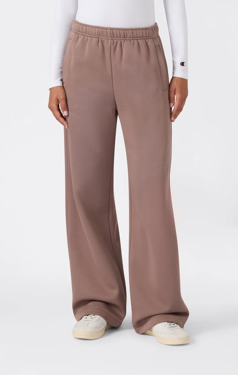 Women’s Wide Leg Trousers with Drawcord and Brushed Interior